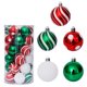 thumbnail image 1 of Adornos navideños Dinheiro de 6 cm/30 piezas, juego de bolas navideñas pintadas con forma de árbol de Navidad, colgante para manualidades de bricolaje, fiestas navideñas, 1 of 5