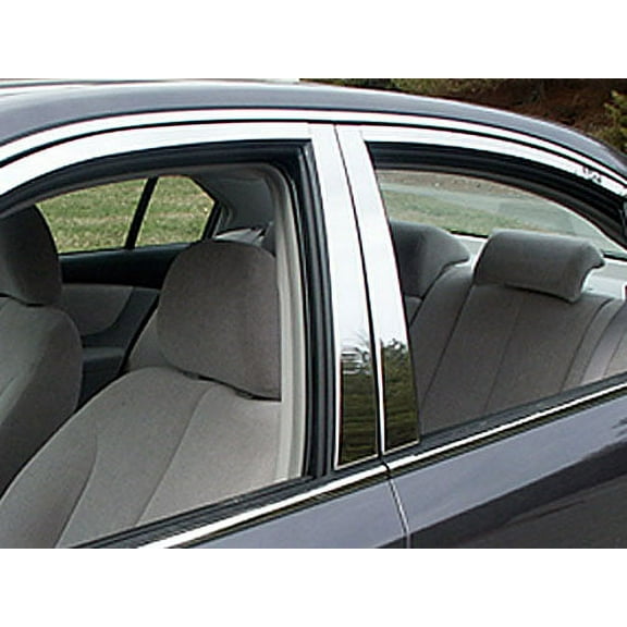 Stainless Steel Pillar Trim 4Pc Fits 2006.5-2010 Kia Optima PP27805 QAA