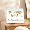 thumbnail image 4 of 2025 Desk Calendar | Spiral Bound Table Planner - Monthly Countdown Scheduler | 12-Month Portable Vertical Calendar | Thick Paper | Holiday Highlights | 10x8.5 in | For Office Home, 4 of 6