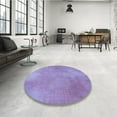 thumbnail image 4 of Ahgly Company Machine Washable Indoor Rectangle Transitional Medium Purple Area Rugs, 2' x 4', 4 of 7