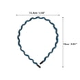 thumbnail image 4 of Unique Bargains 1 Pc Fashion Headbands for Women Peacock Blue, 4 of 6