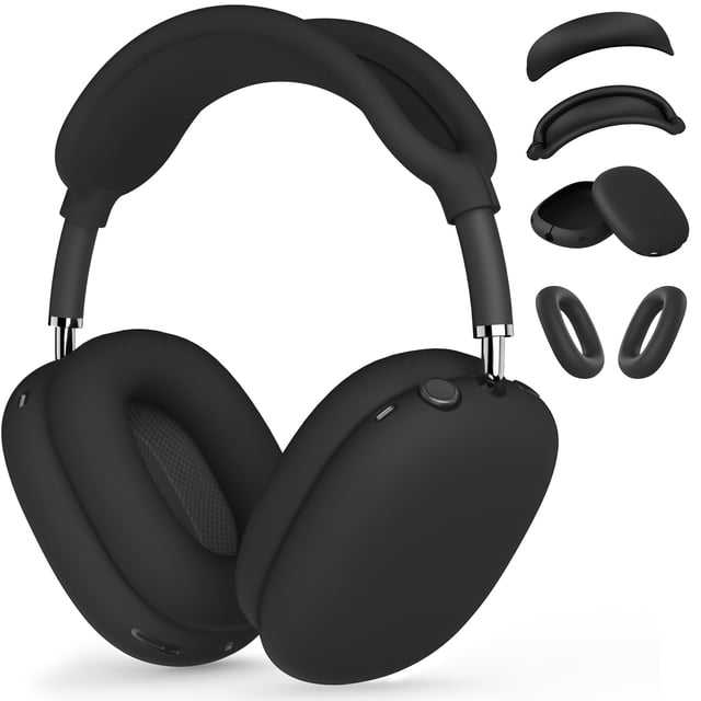 Funda de silicona Polislime para AirPods Max 2/1, negra