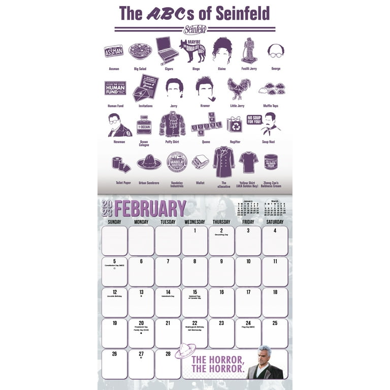 Seinfeld Desk Calendar 2025 Calendar cammy wilmette