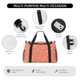 thumbnail image 4 of Balery The Marine Theme With Beautiful Corals Bolsa de Gimnasio para Mujeres, Bolsa de Viaje con Bolsillo Húmedo, Bolsa de Fin de Semana para Mujeres, Bolsa de Viaje Resistente al Agua, 4 of 7