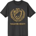 thumbnail image 3 of American Football Tailgating Society Adult Charcoal Crew Neck Short Sleeve Tee-XXL, 3 of 4