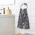 thumbnail image 3 of Yayeee 100% Cotton Hand Towels for Bathroom 16" x 28" Soft Absorbent Kitchen Towel, Light Purple Flowers, 3 of 7