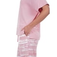 thumbnail image 2 of N Natori Studio Women's Short Sleeve Top and Capri Pant Sleep Set, 2 of 4