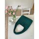 thumbnail image 4 of Zhuge Bolso de hombro tejido para mujer, bolso de mano tejido, bolso de mano tejido elegante para playa de verano, bolsos de hombro de 13,99 x 0,38 x 14,17 pulgadas (blanco), 4 of 4