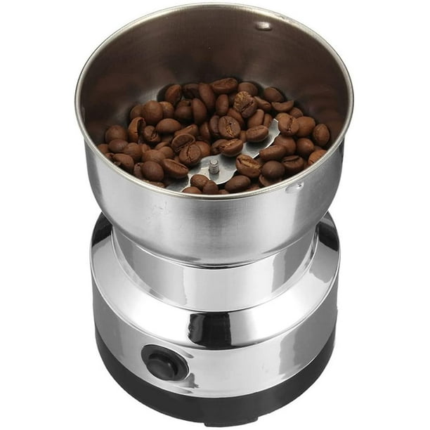 Nipocaio 1 pièce acier inoxydable petit broyeur grain de café superfine  moulin à farine ménage médecine broyeur 