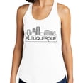 thumbnail image 2 of Skyline Albuquerque Tank Top Fitted Racerback Women's 2X-Large White, 2 of 5