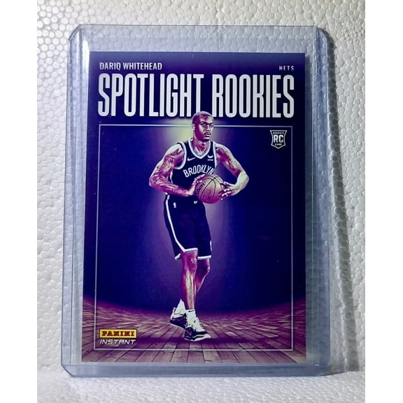 Dariq Whitehead 2023-24 Panini #22 NBA Spotlight Rookies Basketball Card 1/209