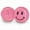 Pink, variant on 2PCS Smileyballs Pre-cut Walker Tennis Ball Glides (Orange)