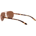 thumbnail image 5 of Oakley Tie Breaker Prizm Tungsten Polarized Pilot Ladies Sunglasses OO4108 410817 56, 5 of 7