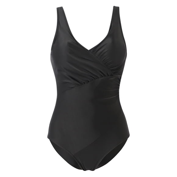 ENJOYW Women Swimsuit Gradient Solid Color Slim Fit Plus Size Summer Lady Monokini for BeachPolyester