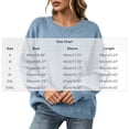 thumbnail image 5 of Women's Sweaters Fall Long Sleeve Crew Neck Oversized Pullover Tops Winter Fashion Versatile Sweater Tops, 5 of 5