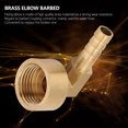 thumbnail image 1 of Brass Pipe Nipple Adapter Fitting Brass Pipe Fitting Hose Barb Hose Barb Coupling G1/2 For, 1 of 8