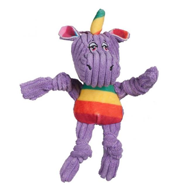 Hugglehounds 51003964 Rainbow Unicorn Knottie Dog Toy Small Walmart