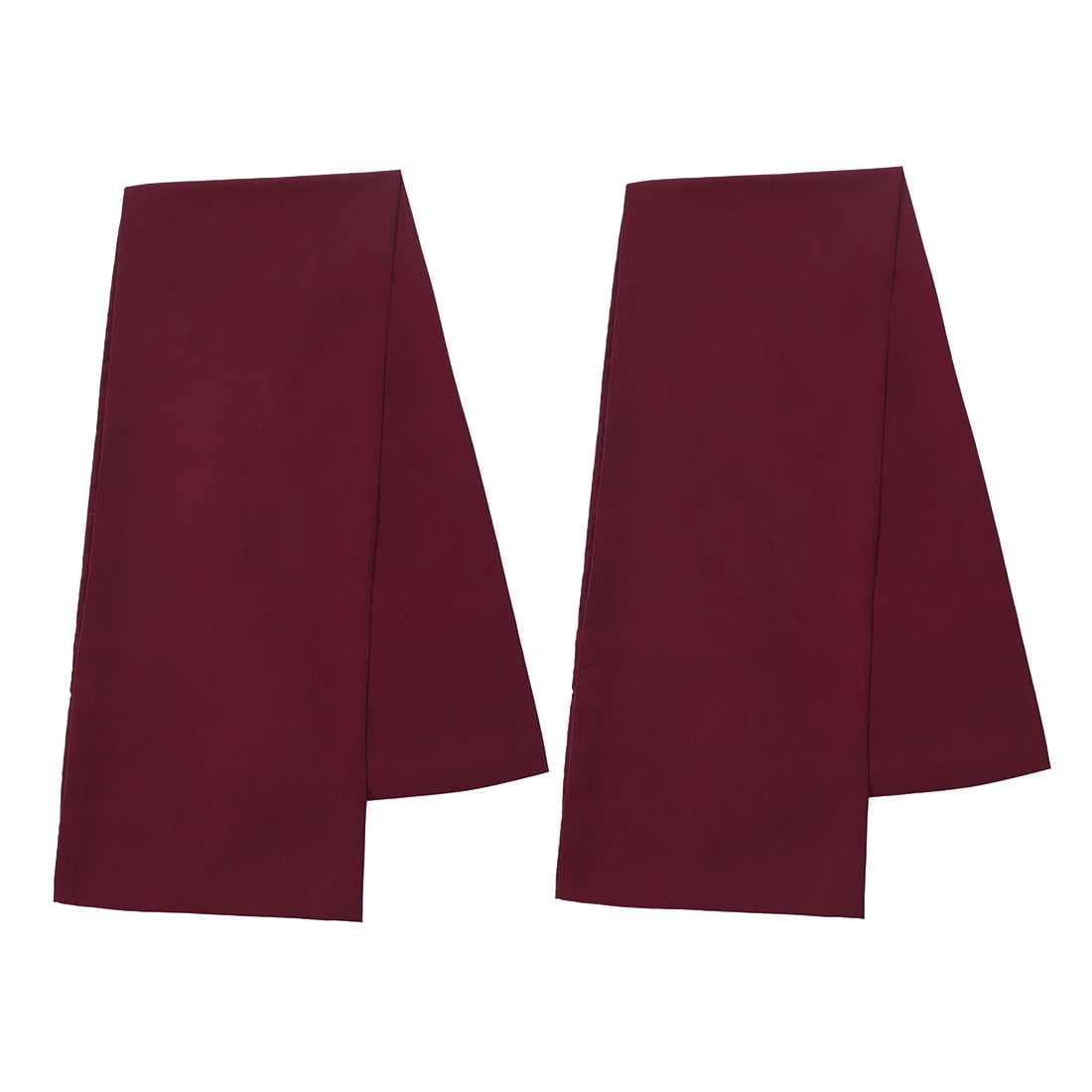 Unique Bargains Microfiber Solid Long Body Pillowcases, 2-Pack Wine 20" x 54"
