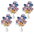 thumbnail image 6 of Noothes Independence Day Signs Decoration, 6Pcs 4th of July Patriotic Red White Blue Photo Props, Vase Decor Insert for Memorial Day, 4th of July Party Supplies, 6 of 8