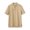 Beige, variant on WEAIXIMIUNG Thanksgiving Shirt Men Big And Tall Men's Fashion Spring And Summer Casual Short Sleeved Stand up Collar Printed Shirt Men's Breathable Tops Tall Dress Shirts for Men Tall Size