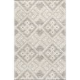 thumbnail image 2 of nuLOOM Beth High Low Wool Diamond Tile Area Rug, 8' x 10', Ivory, 2 of 2