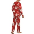 thumbnail image 6 of MINTREUS Couple Christmas Pajama Sets Soft PJs Sets for Couples/Women/Men Matching Sleepwear with Pockets, 6 of 6