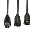 thumbnail image 6 of Zeiwohndc 1 to 2 8Pin DIN Y Splitter Cable 8pins S-Video Cord for Synthesizer Guitar, 6 of 11