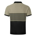 thumbnail image 4 of Tosmy Mens Polo Shirt Male Spring Summer Breathable Short Sleeve Button Lapel Pocket Bottoming Shirts Mens Shirt, 4 of 5