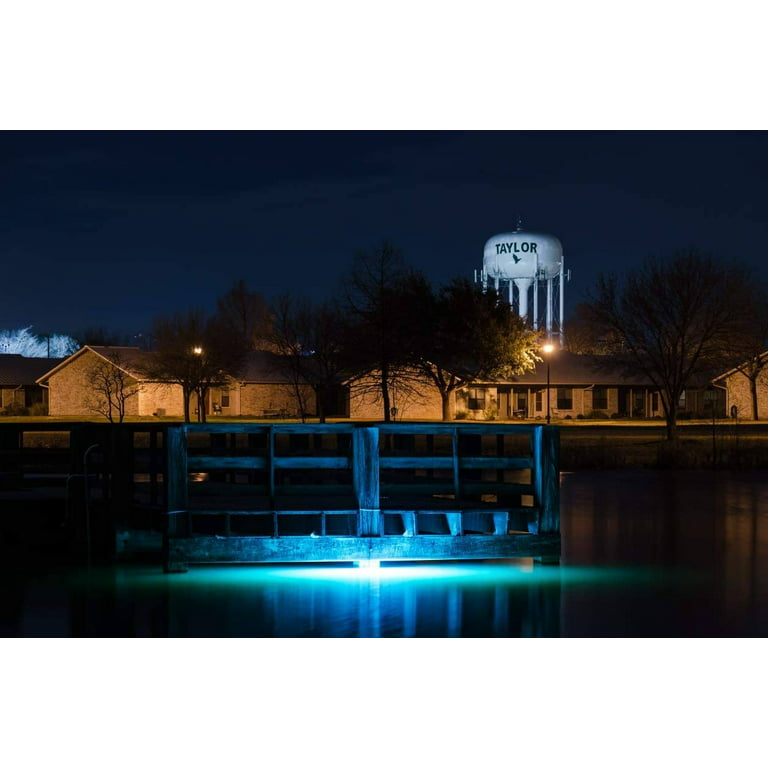 Multi-Color Color Changing LED Dock-7500 Underwater Fishing Light with  Remote Control