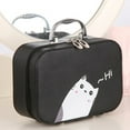 thumbnail image 2 of destyer Trousse de Maquillage Multifonctionnelle Portable de Voyage Grande Capacité Double Couche, 2 of 9