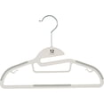 thumbnail image 1 of Simplify Kids 12 Pack Collar Ultimate Hangers, Non Slip Slim Space Savers, No More Stretching Baby Clothes, White (3229-WHITE), 1 of 8