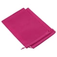 thumbnail image 1 of Unique Bargains 30x20cm Microfiber Pouch, 2Pcs Soft Storage Drawstring Gift Bag, Rose Red, 1 of 5