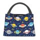 thumbnail image 1 of Fotbe Planets and Stars Bolsa Térmica Portátil con Estampado, Bolsa de Entrega de Alimentos Aislada, Bolsa Reutilizable de Gran Capacidad para Comidas y Supermercado, 1 of 6