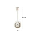 thumbnail image 3 of BAOPAI Lazy Hands Free Hair Dryer Rack Wall Mounted with 360 Degree Rotating Bracket Adhesive Backing for Space Saving and Multifunctional Use, 3 of 6