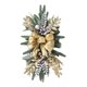 thumbnail image 1 of Guirnalda decorativa de ambiente hogareño de Navidad (dorado con luz), 1 of 4