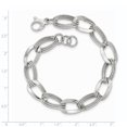 thumbnail image 2 of 14K White Gold Polished Fancy Link Bracelet, 2 of 2
