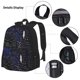 thumbnail image 3 of Disketp Physical Formulas Mochila Estampada de Gran Capacidad con Lonchera y Estuche, Set de 3 Piezas para Estudiantes, 3 of 7