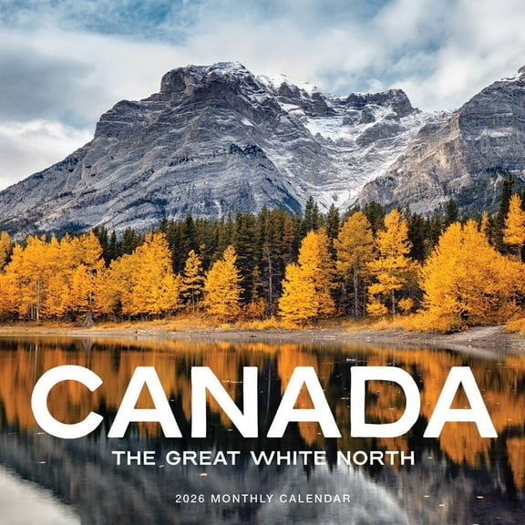 Canada Calendar 2026 | 12" x 24" Canadian Landscape Calendar 16 Month | Marble City Press