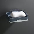 thumbnail image 1 of PRETXORVE Soap 1-Layer-Adhesive Soap Wall Mounted Rotatable Soap Storage for Bathroom Kitchen, 1 of 8