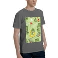 thumbnail image 2 of Bingfone Cute Dinosaurs Cartoon Men'S Loose Fit Short-Sleeve Pocket T-Shirt, 2 of 7
