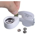 thumbnail image 4 of Portable Lightweight Magnifier, Premium Design Dual Lens Magnifier for Jewelry Inspection and More, 4 of 5