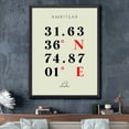 thumbnail image 2 of Map of Amritsar, India, Multiline Coordinates Colored (18x24), 2 of 9
