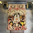 thumbnail image 6 of Gravity Falls 3-Piece Bedding Set Soft Warm And Comfortable Soft Bed Set with 1 Duvet Cover And 2 Pillowcases for Bedroom, 6 of 7