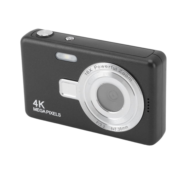 Cámara Digital, Cámara para Niños de 12MP 1080p, Enfcoque Autico Con Zoom de 16x, Cámara Compacta Portátil Pequeña de Apuntar y disparar, Para Niños, Estudiantes, Niños