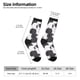 thumbnail image 2 of Balery Black And White Sheeps Calcetas Largas con Estampado para Hombre y Mujer – Suaves y Transpirables, Talla Única (US 5-11), 2 of 6