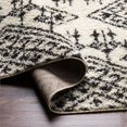 thumbnail image 5 of Surya Beni shag BSH-2311 79 x 108" Rectangle Fabric Rug in Black and Cream, 5 of 8