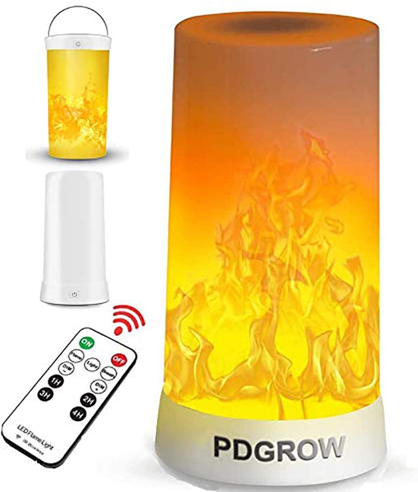 Led Flame Lights With Remote Timer Flame Lamp 4 Modes Usb Rechargeable Fire Lights Indoor Campfire Outdoor Decorative Lantern Hanging Lamps Fireplace Romantic Light For Home Party Camping Bar Walmart Com