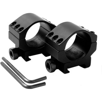 UTG 1 LOW PROFILE SCOPE RINGS, QD TWIST LOCK, PICATINNY, RG2W1104