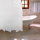 thumbnail image 4 of Cortina de baño fresca, cortinas de ducha blancas, estampados de plantas, impermeables, semitransparentes, Peva, 4 of 6