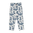 thumbnail image 4 of Daiia Vintage Floral 1 Women's Sleep Pant with Pockets and Drawstring,Pajama Pants-Large, 4 of 9